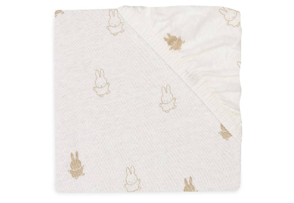 Jollein Wickelauflagenbezug Jersey 50x70cm Happy Miffy Nougat Kostenloser Versand international