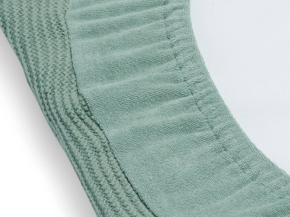 Jollein Wickelauflagenbezug 50x70cm Basic Knit Forest Green Black Friday Preise