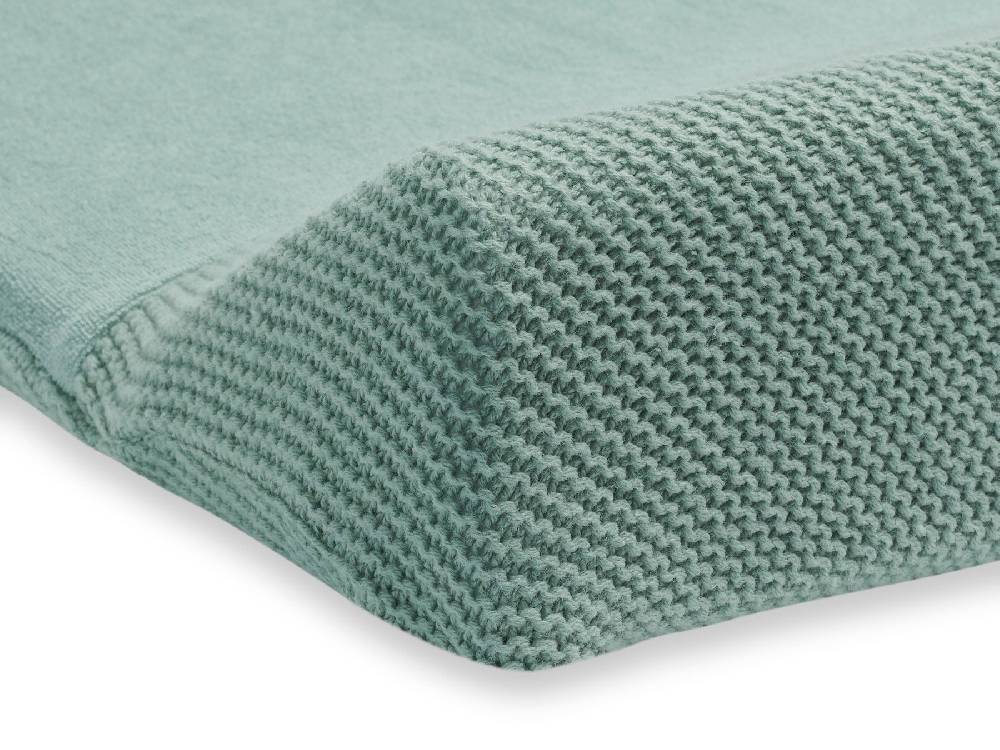 Jollein Wickelauflagenbezug 50x70cm Basic Knit Forest Green Black Friday Preise
