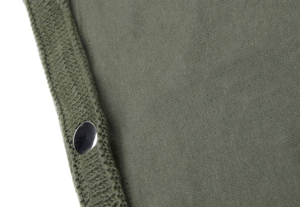 Jollein Wickelauflagenbezug 50x70cm Pure Knit Leaf Green GOTS zollfrei