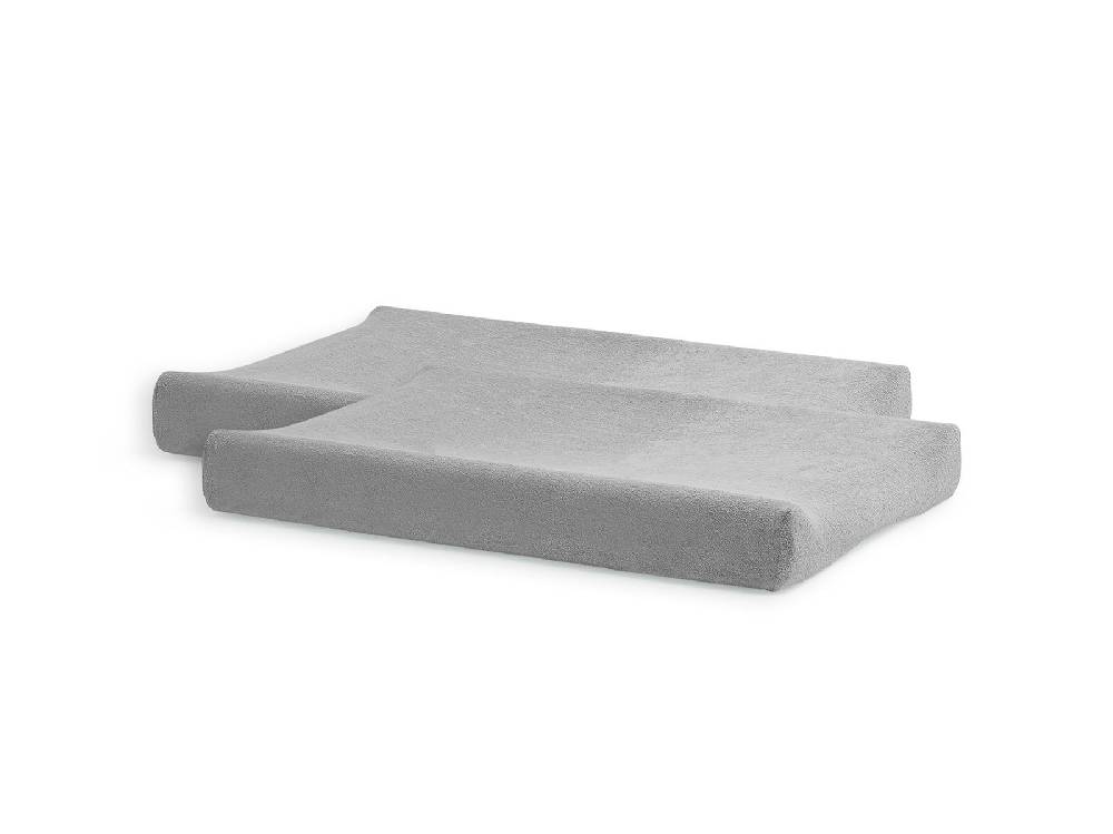 Jollein Wickelauflagenbezug Frottee 50x70cm Soft Grey (2pack) Rabatte dieses Monats