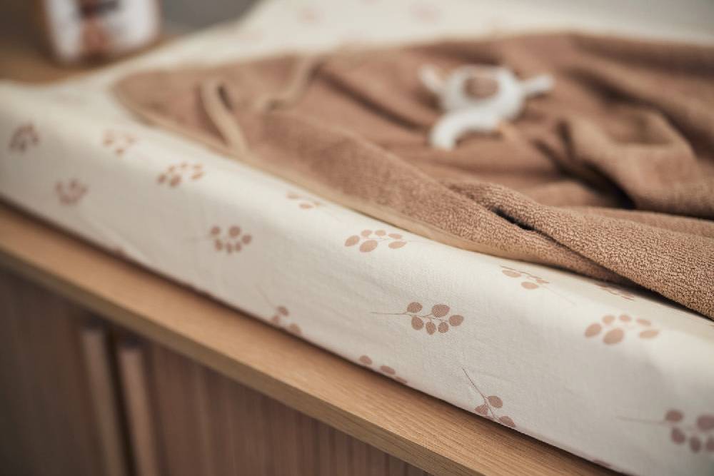 Jollein Wickelauflagenbezug Jersey 50x70cm Twig Wild Rose Online