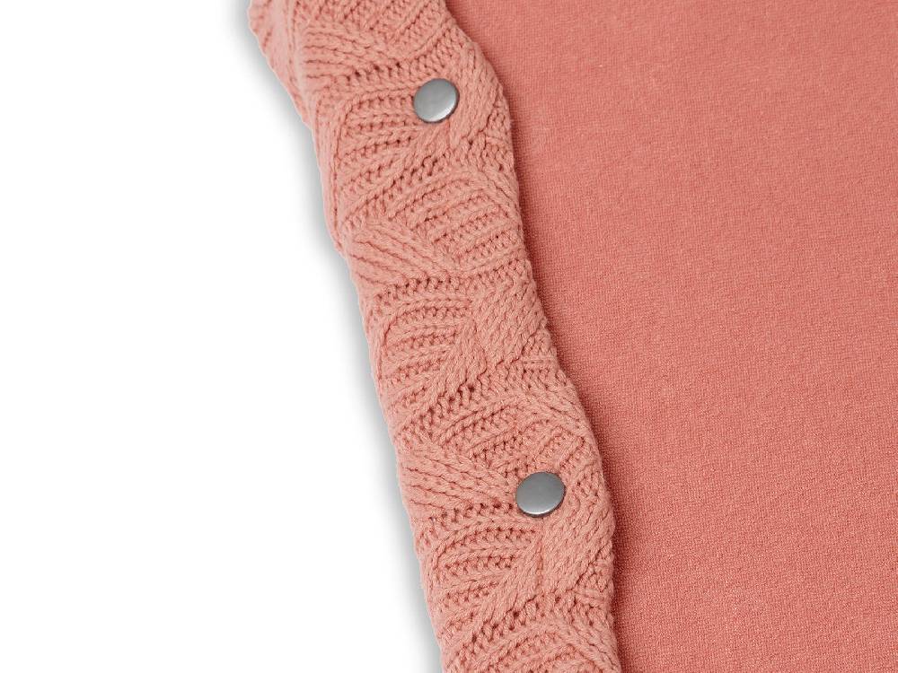 Jollein Wickelauflagenbezug 50x70cm Spring Knit Rosewood Verkauf
