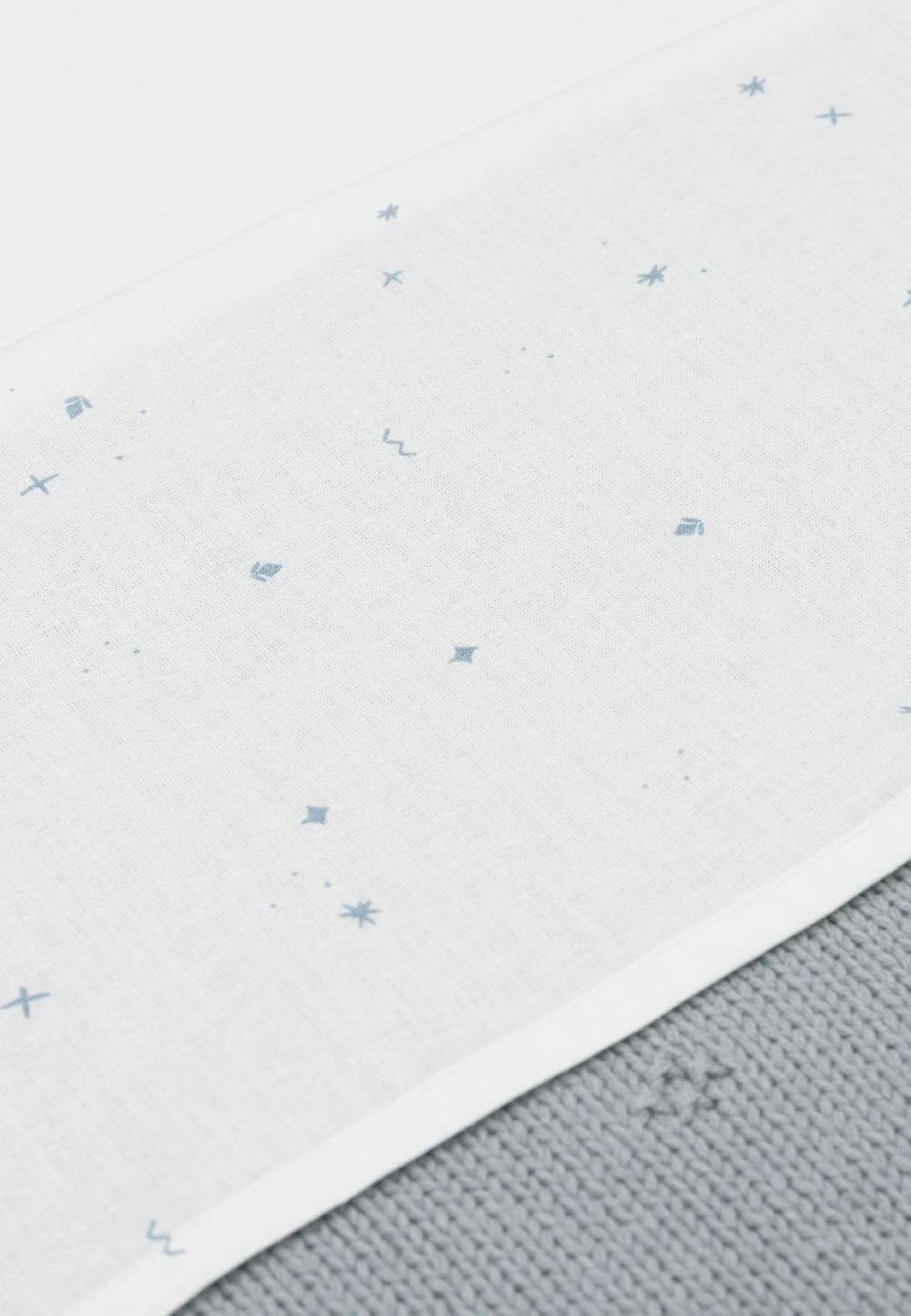 Jollein Bettlaken Kinderbett 120x150cm Twinkling - Sea Green Fabrikverkauf