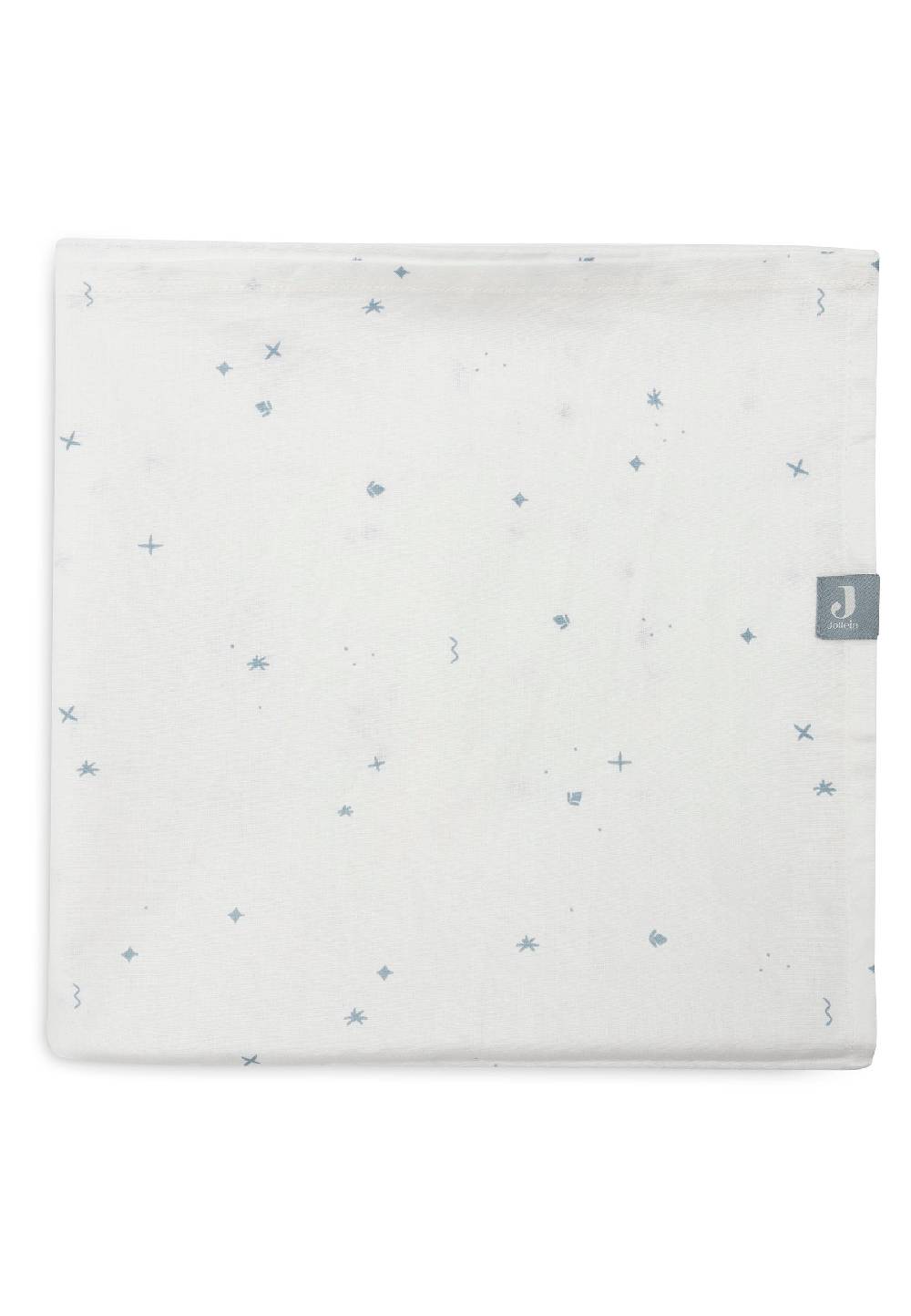 Jollein Bettlaken Wiege 75x100cm Twinkling - Sea Green Fabrik Onlineshop