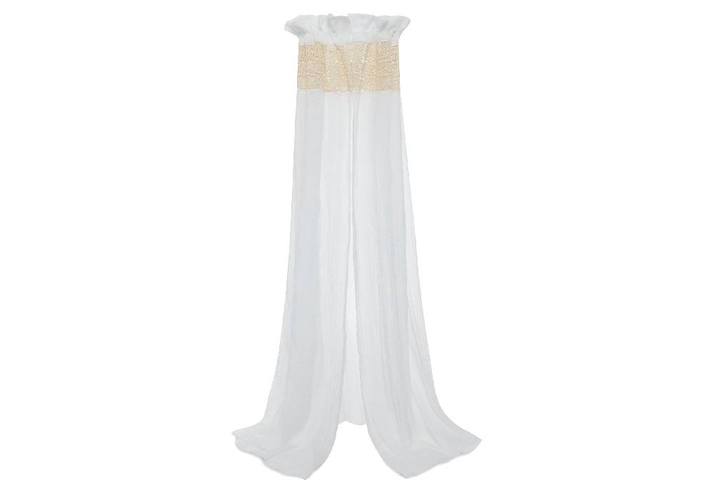 Jollein Betthimmel Vintage 155cm Boho Lace Ivory Weihnachtsangebot