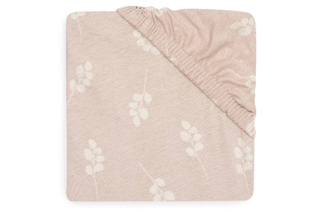 Jollein Spannbettlaken Jersey 40/50x80/90cm Twig Wild Rose Letzter Tag