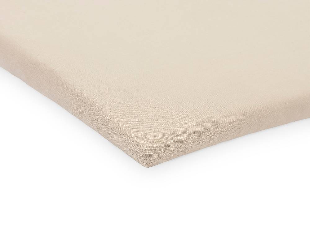 Jollein Spannbettlaken Jersey Laufgitter 75x95cm Nougat Zeitbegrenzte Promotion