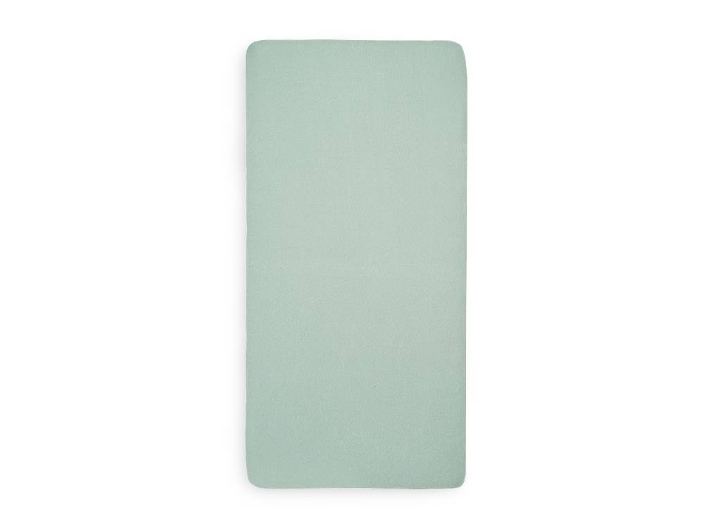 Jollein Spannbettlaken Jersey 40/50x80/90cm Ash Green 50% Rabatt mit kostenlosem Versand