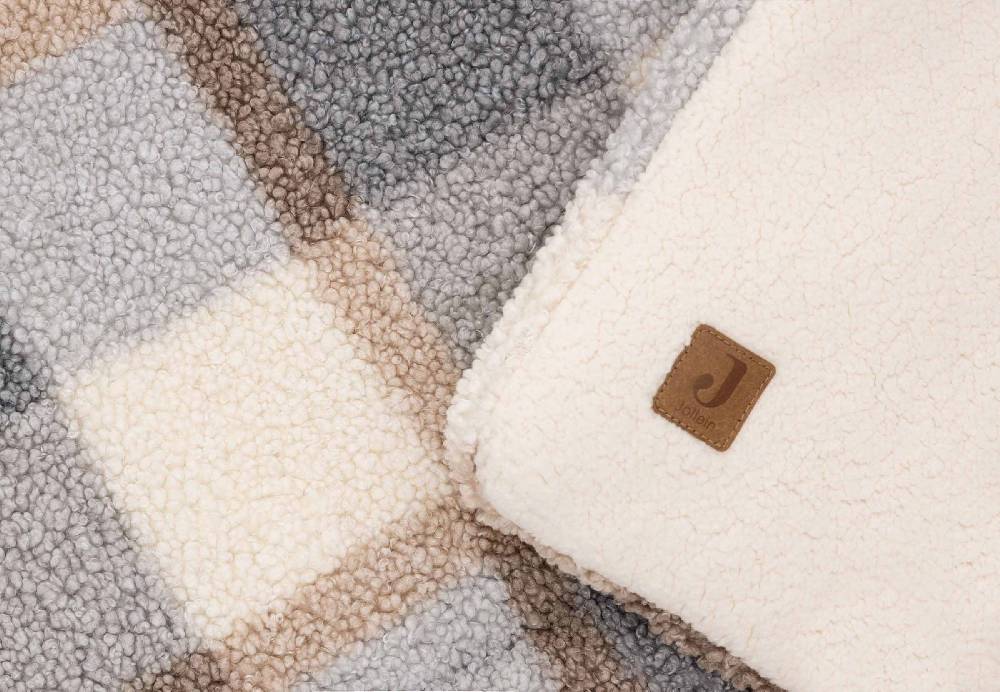 Jollein Krabbeldecke 100x100cm Check - Boucle Hotsell