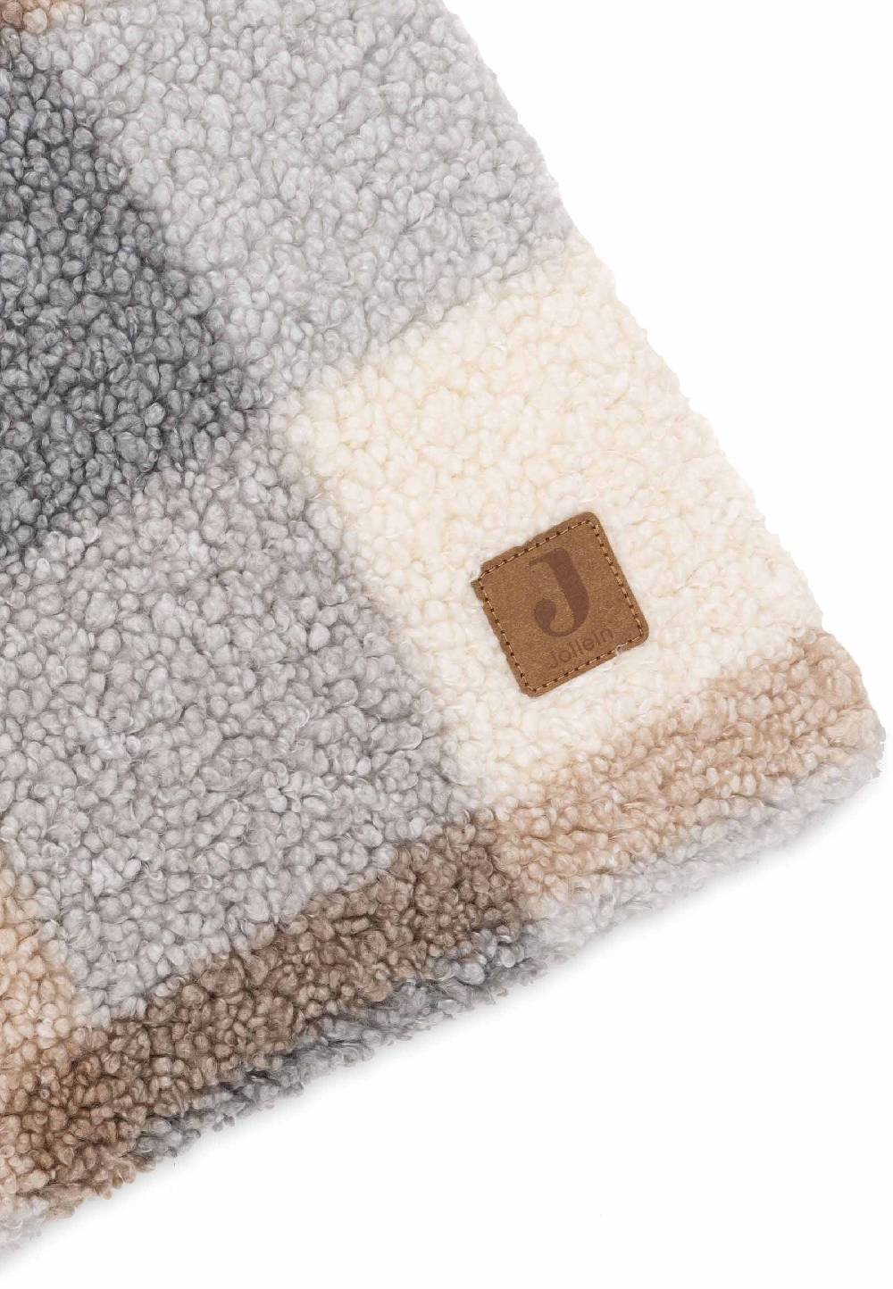 Jollein Krabbeldecke 75x95cm Check - Boucle Schlussverkauf