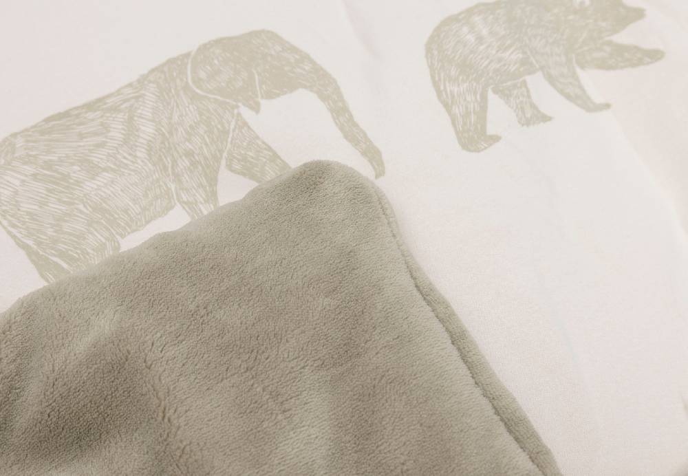 Jollein Krabbeldecke 75x95cm Animals Olive Green Fabrik Onlineshop