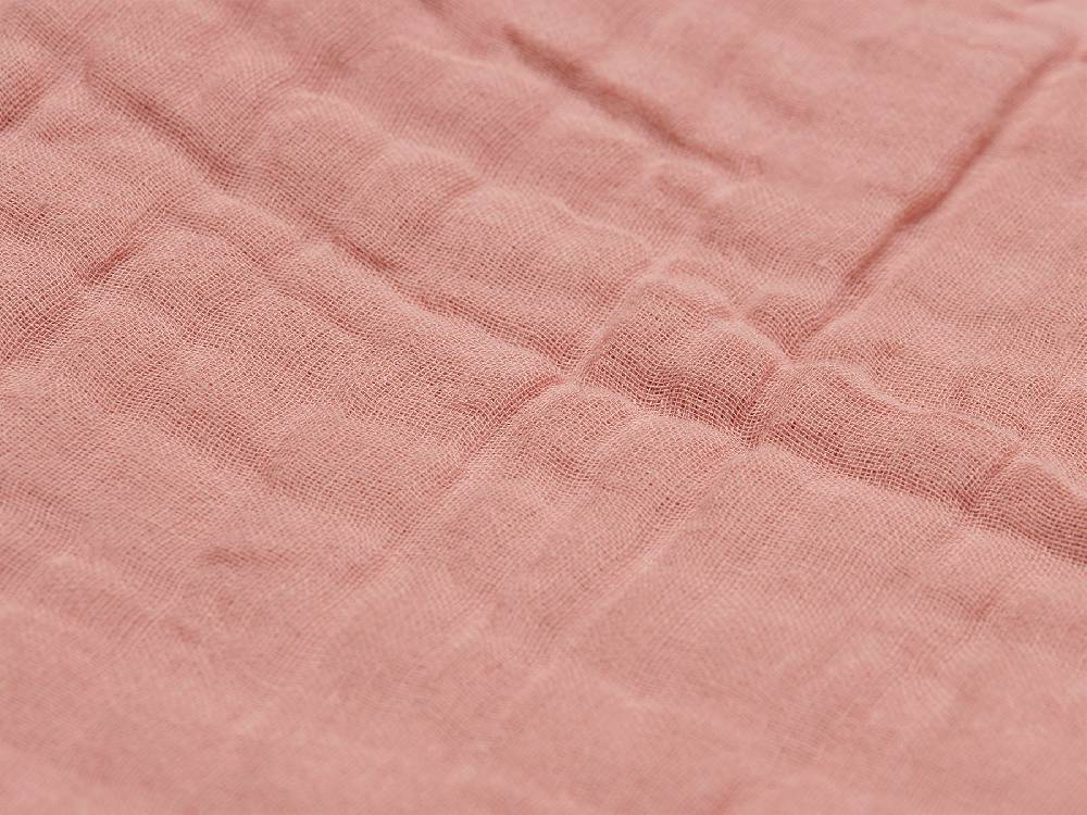 Jollein Decke Wiege Wrinkled Cotton 75x100cm Rosewood Zeitlich begrenztes Angebot