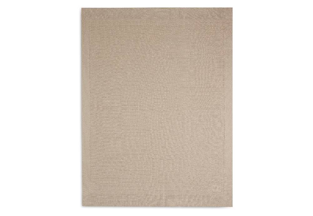 Jollein Decke Kinderbett 100x150cm Pure Knit Nougat GOTS Räumungsverkauf