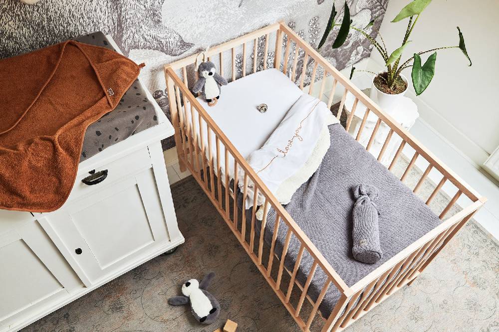 Jollein Decke Wiege 75x100cm Bliss Knit Teddy Storm Grey VIP-Rabatte