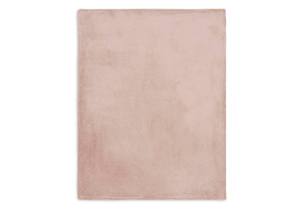 Jollein Decke Kinderbett 100x150cm Basic Knit Wild Rose/Fleece Begrenzte Freigabe