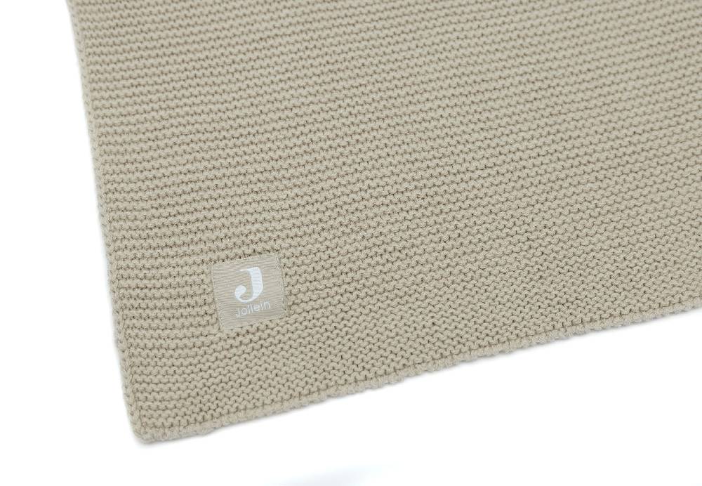 Jollein Decke Kinderbett 100x150cm Basic Knit Olive Green Letzte 3 Tage