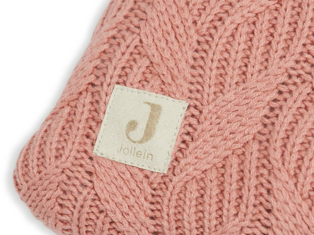 Jollein Wickelauflagenbezug 75x85cm Spring Knit Rosewood Letzte 2 Tage