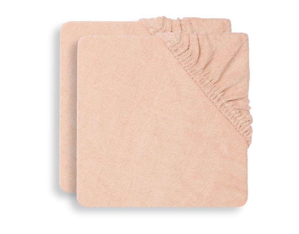 Jollein Wickelauflagenbezug Frottee 50x70cm Pale Pink (2pack) Zeitbegrenzte Promotion