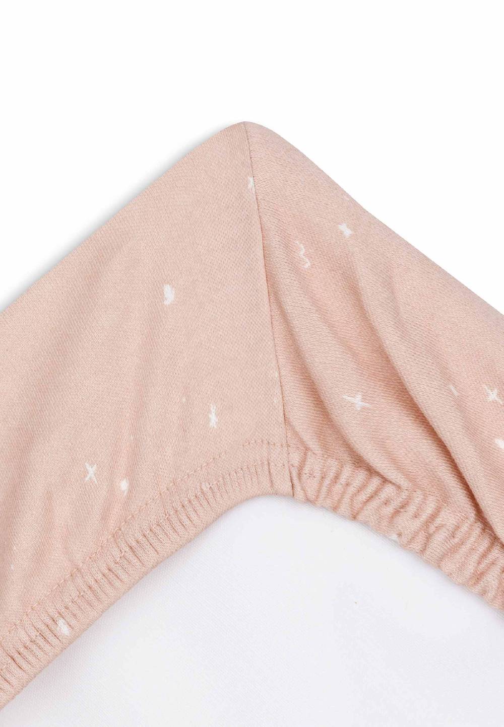 Jollein Wickelauflagenbezug Jersey 50x70cm Twinkling - Wild Rose Vierteljährliche Förderung