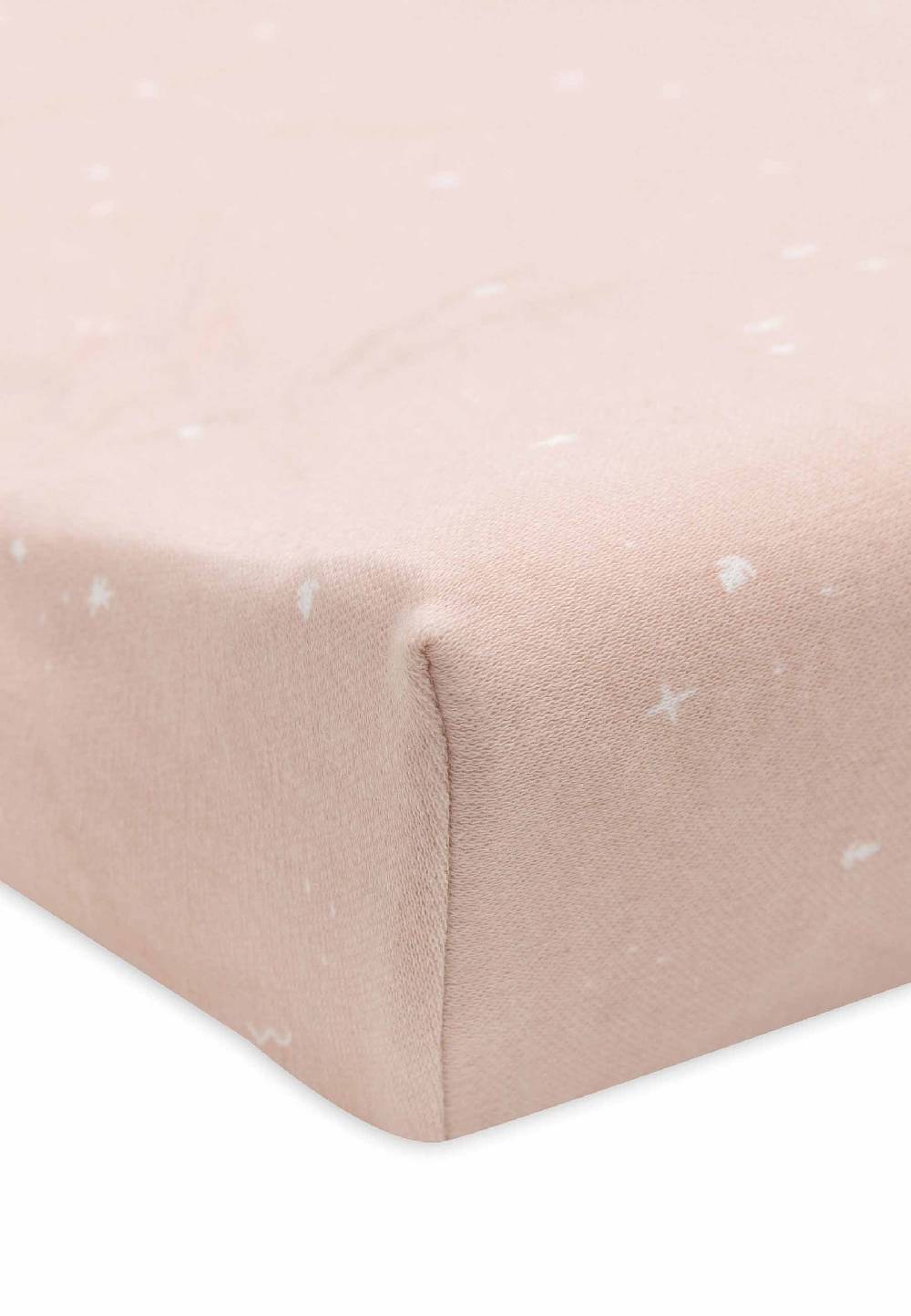Jollein Wickelauflagenbezug Jersey 50x70cm Twinkling - Wild Rose Vierteljährliche Förderung