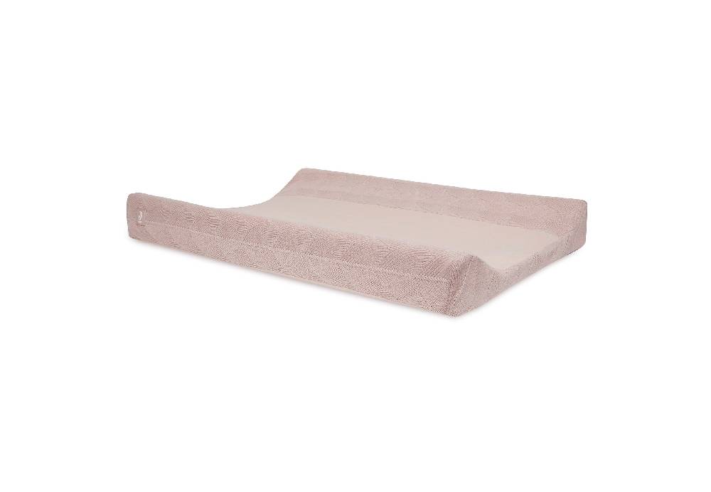 Jollein Wickelauflagenbezug 50x70cm Shell Knit Wild Rose GOTS Discount Store für neue Produkte