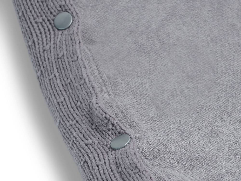 Jollein Wickelauflagenbezug 50x70cm Bliss Knit Storm Grey Nur noch ein Tag übrig