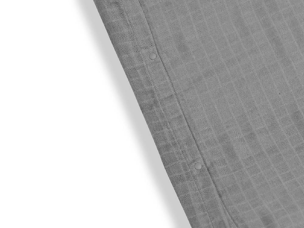 Jollein Wickelauflagenbezug Wrinkled Cotton 50x70cm Storm Riesige Rabatte