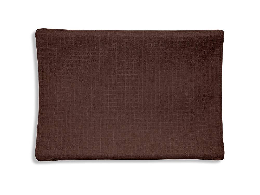 Jollein Wickelauflagenbezug Wrinkled Cotton 50x70cm Chestnut 50% Rabatt mit kostenlosem Versand