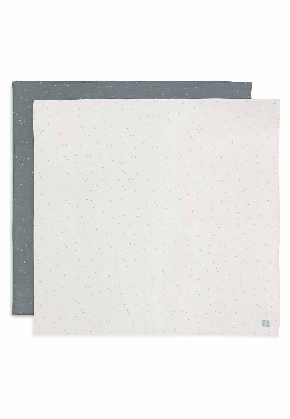 Jollein Mullwindeln 115x115cm Twinkling - Sea Green - 2 Stück Black Friday Preise
