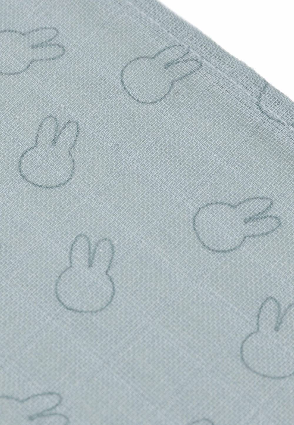Jollein Spucktuch 70x70cm Miffy Silhouettes - Sea Green - 3 Stück 2025