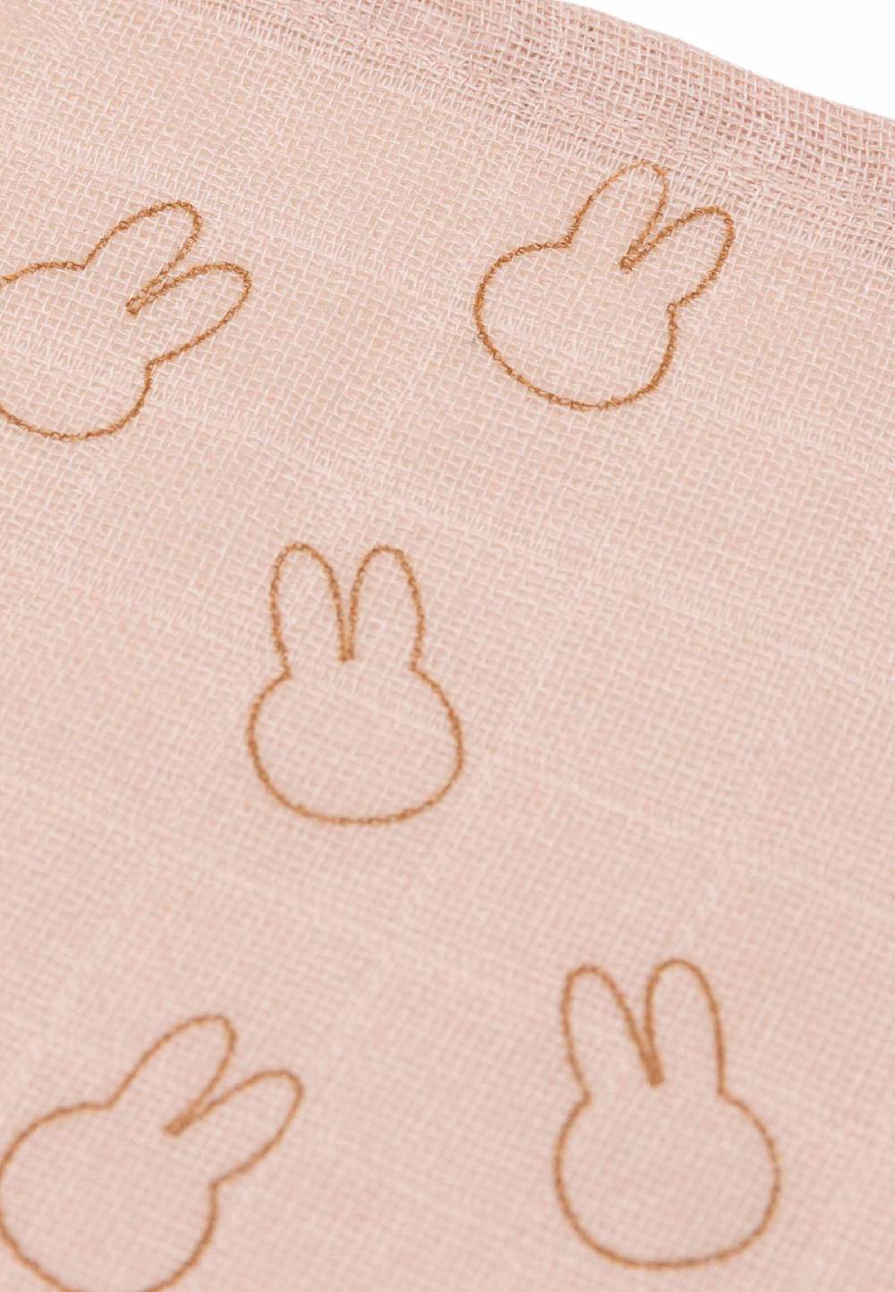Jollein Spucktuch 70x70cm Miffy Silhouettes - Wild Rose - 3 Stück Online