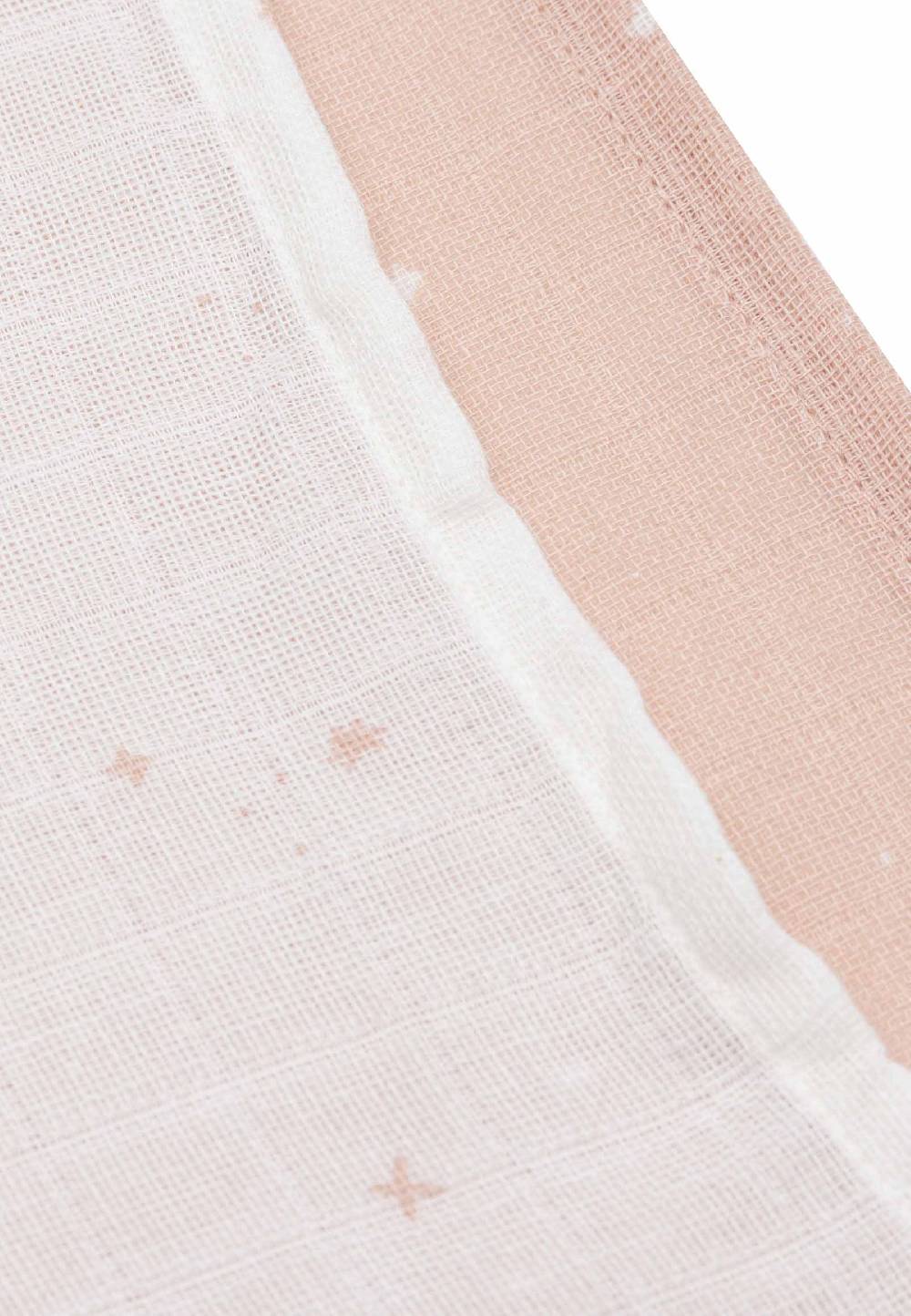 Jollein Spucktuch 70x70cm Twinkling - Wild Rose - 3 Stück Angebote