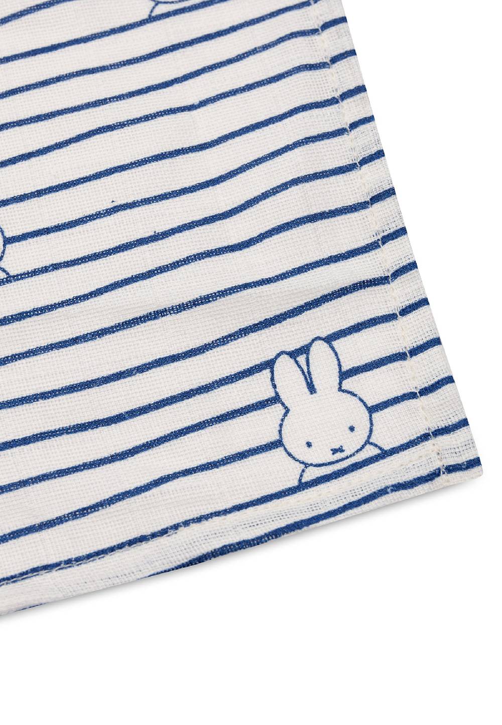 Jollein Mullwindelnn Hydrophil 115x115cm Miffy Stripe Navy (2pack) Günstiger Verkauf