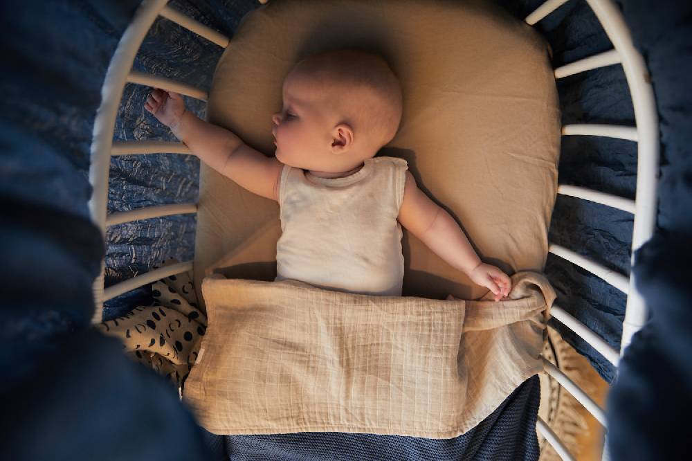 Jollein Bettlaken Kinderbett 120x150cm Wrinkled Cotton Nougat Fabrik Onlineshop