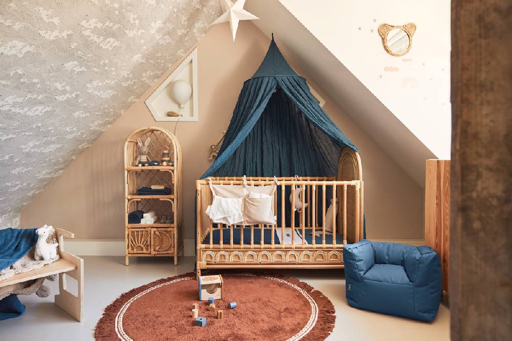 Jollein Bettlaken Kinderbett 120x150cm Moonlight Black Friday