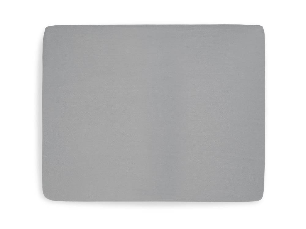 Jollein Spannbettlaken Jersey Laufgitter 75x95cm Storm Grey (2pack) Sonderangebot der Fabrik