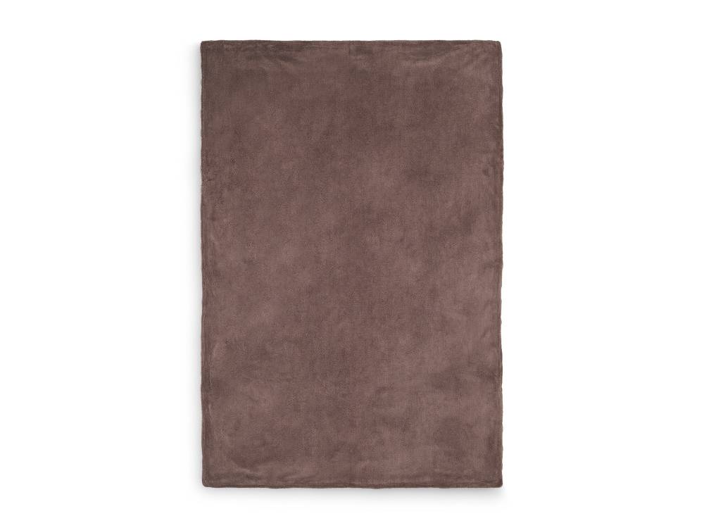 Jollein Decke Kinderbett 100x150cm Spring Knit Chestnut/Fleece Fabrikladen