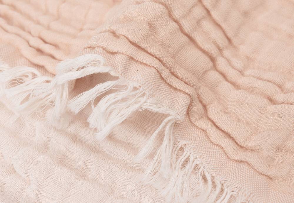 Jollein Deken Wiege 75x100cm Fringe Moonstone/Ivory GOTS Speichern exportieren