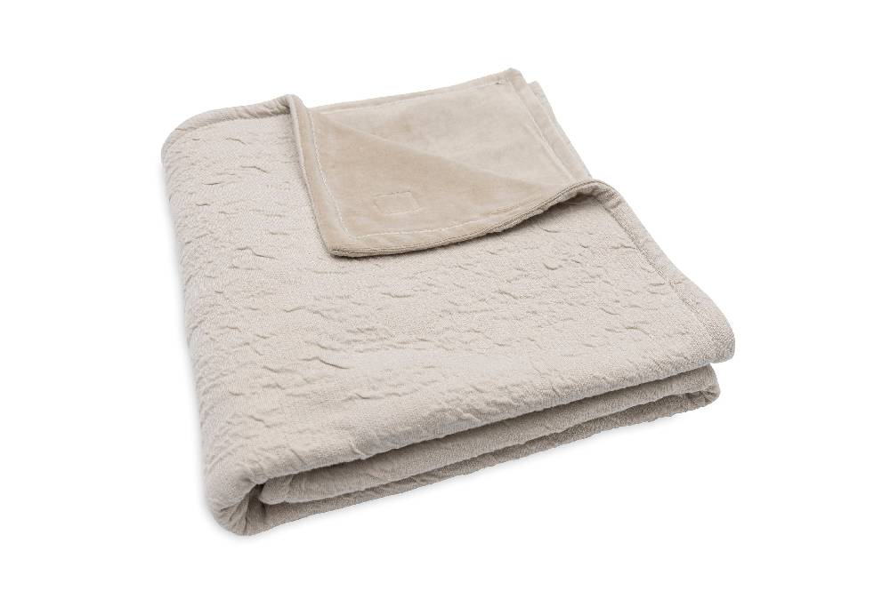 Jollein Decke Kinderbett 100x150cm Soft Waves Nougat Online