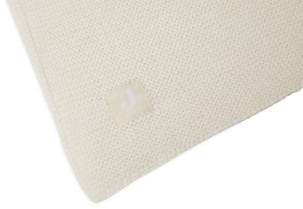 Jollein Decke Kinderbett 100x150cm Basic Knit Ivory Auslauf