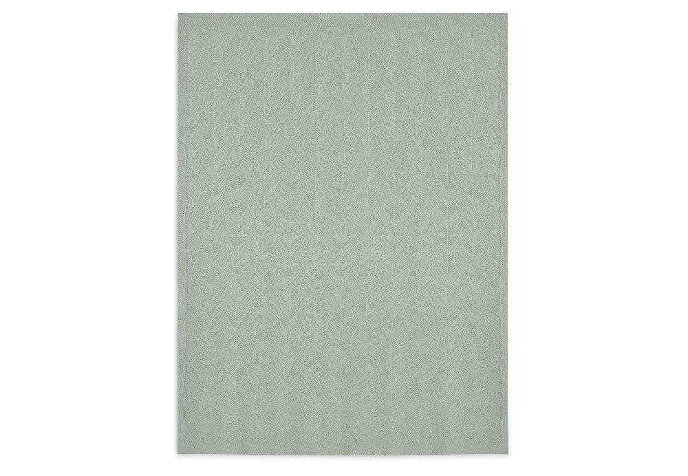 Jollein Decke Kinderbett 100x150cm Shell Knit Sea Foam GOTS Verkauf
