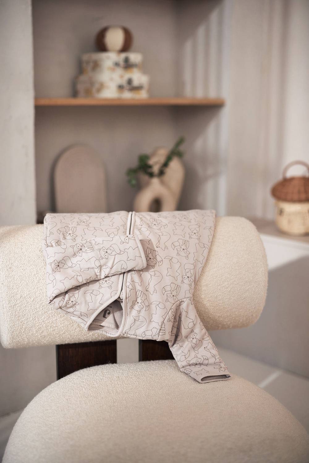 Jollein Schlafsack 4-Jahreszeiten 110cm Fox Nougat Fabrikpreis
