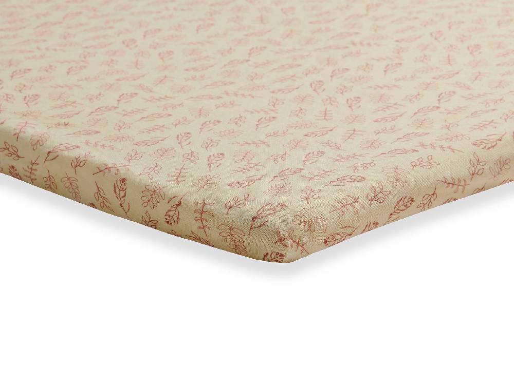 Jollein Spannbettlaken Jersey Laufgitter 75x95cm Meadow Rosewood Heißer Verkauf