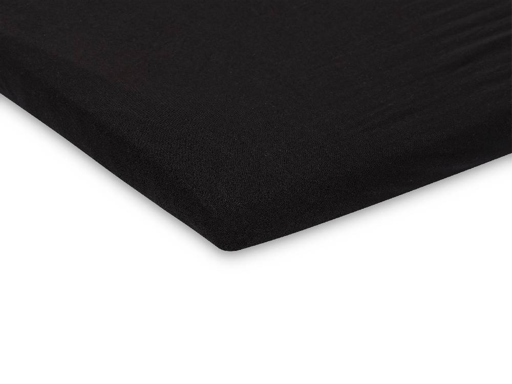 Jollein Spannbettlaken Jersey Laufgitter 75x95cm Black Online Outlet