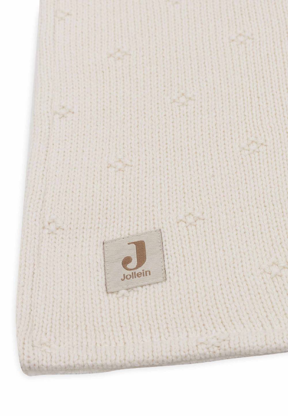 Jollein Decke Wiege 75x100cm Cosy Knit - Ivory/Velvet Bis zu 55% Rabatt
