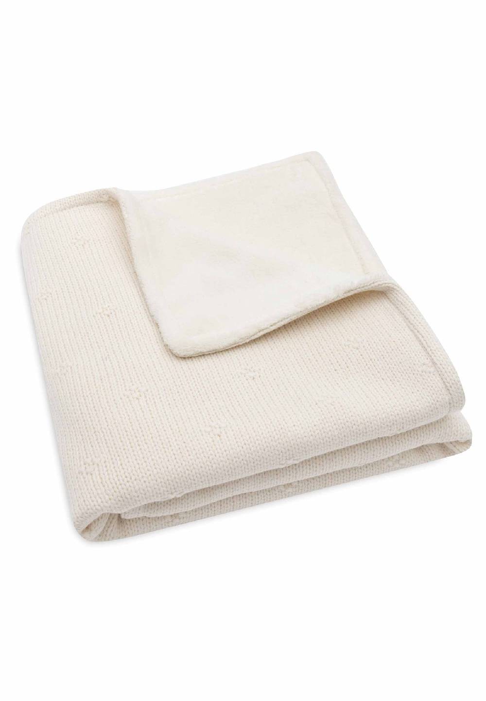 Jollein Decke Wiege 75x100cm Cosy Knit - Ivory/Velvet Bis zu 55% Rabatt