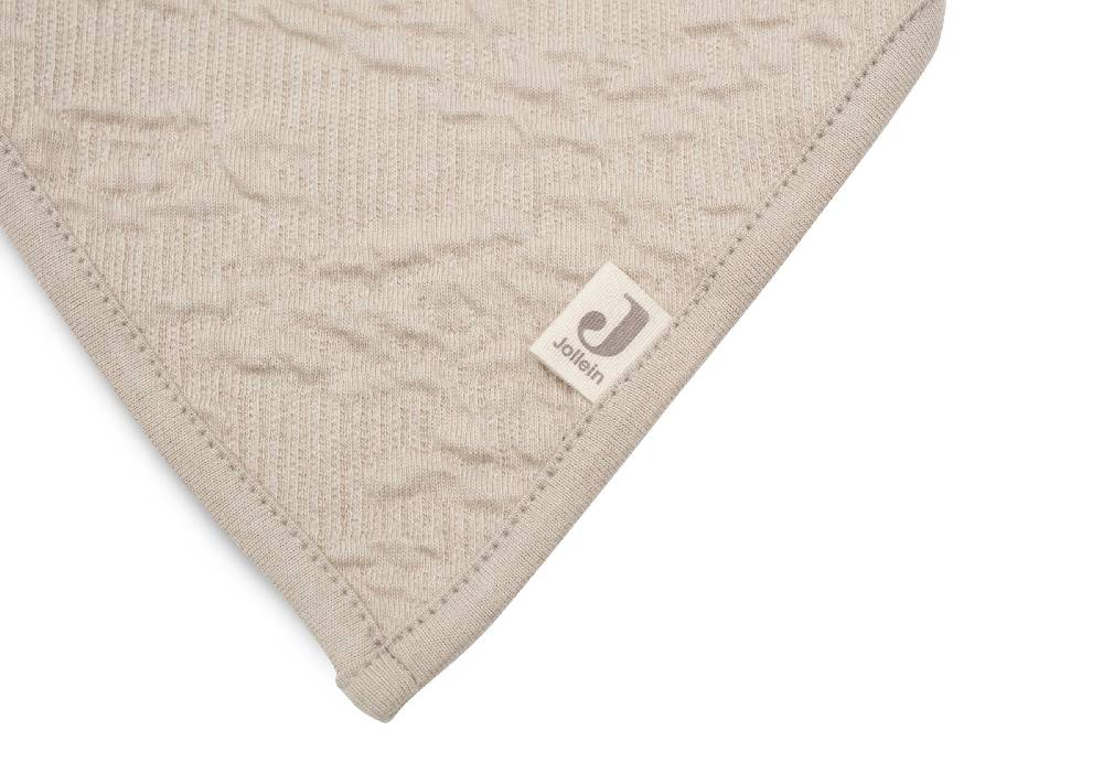 Jollein Lätzchen Bandana Soft Waves Nougat (2pack) Clearance-Verkauf