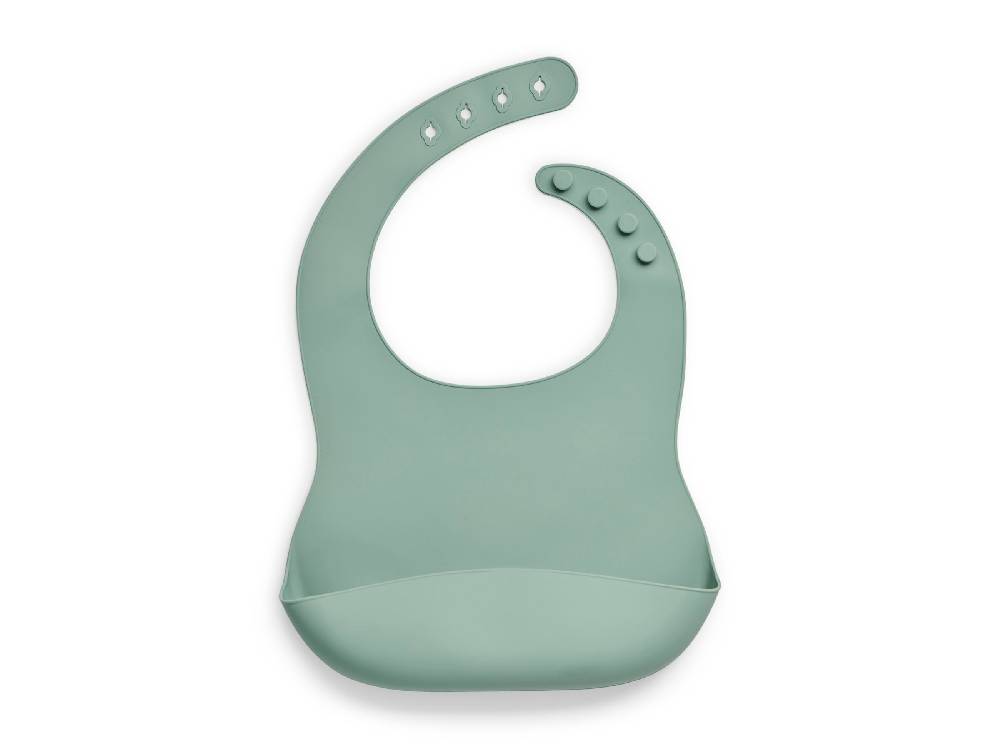 Jollein Lätzchen Siliconen Ash green Fabrikladen