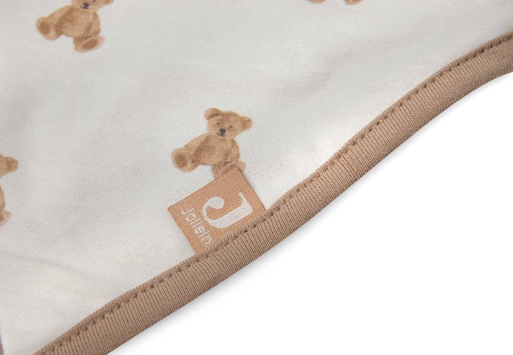 Jollein Lätzchen Bandana Teddy Bear GOTS (2pack) Begrenzt auf 3 Tage
